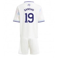 Aston Villa Jadon Sancho #19 Tredjedraktsett Barn 2025-26 Kortermet (+ Korte bukser)